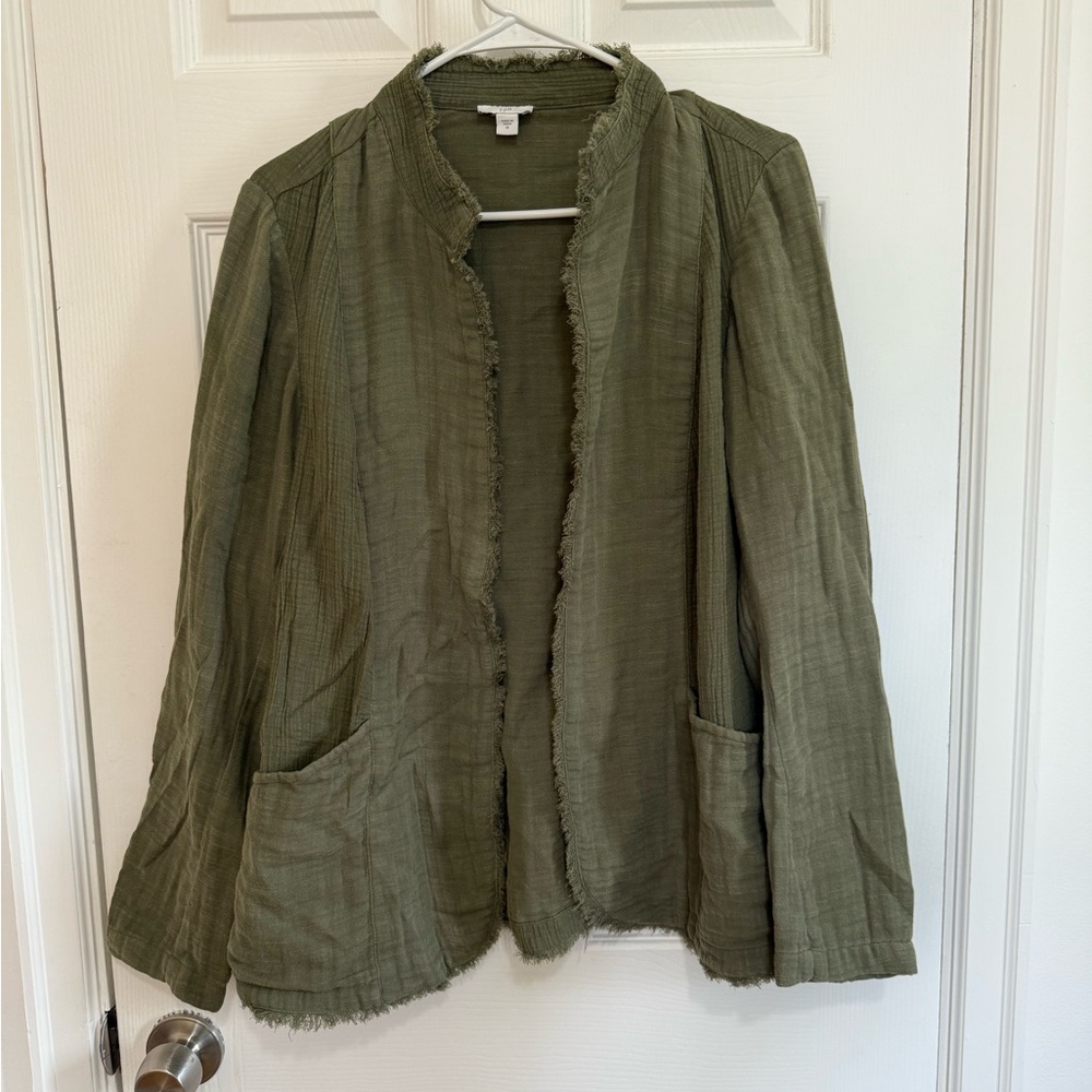 J. Jill Olive Green Women's Jacket